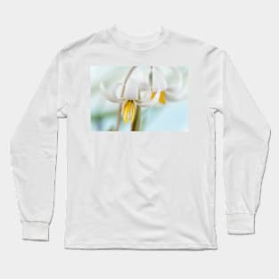 Erythronium dens-canis var. niveum  Dogs tooth violet  Trout lily Long Sleeve T-Shirt